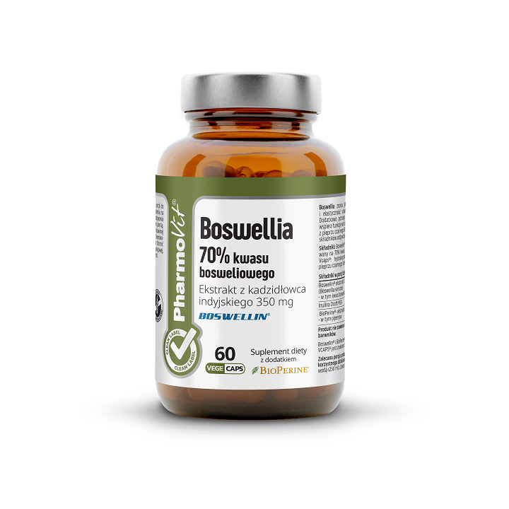 Boswellia Kadzidłowiec Indyjski 350 mg Bezglutenowa 60 Kapsułek - Phar