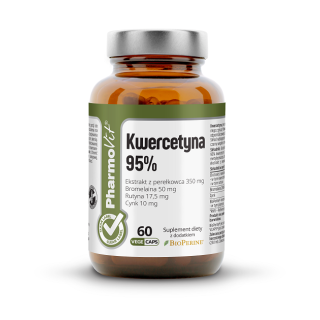 Kwercetyna z Bromelainą i Cynkiem Bezglutenowa 60 Kapsułek - Pharmovit