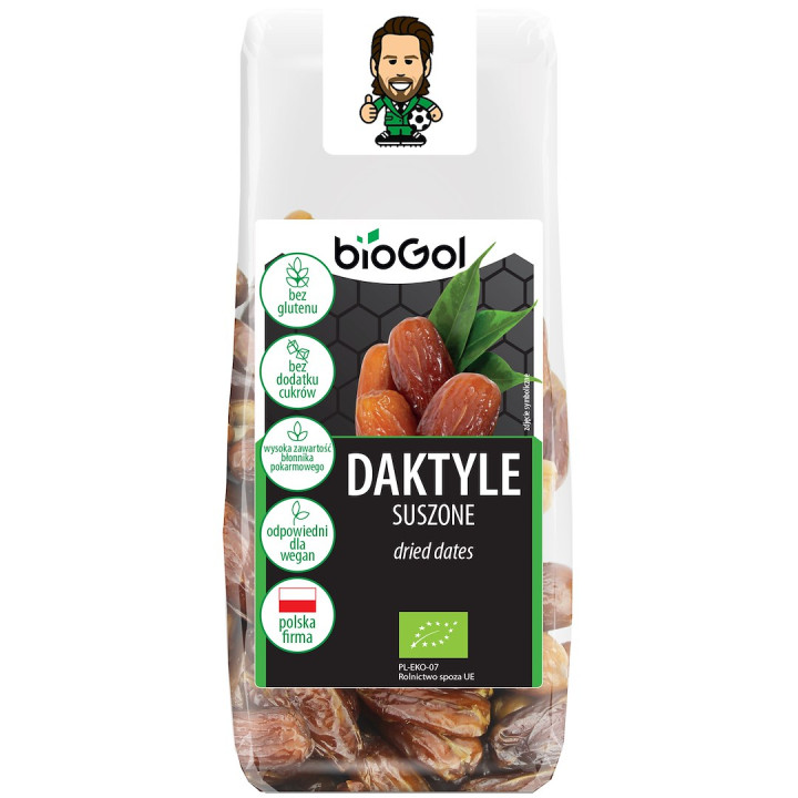 Daktyle Suszone Bezglutenowe BIO 150 g - Biogol - Ekochatka