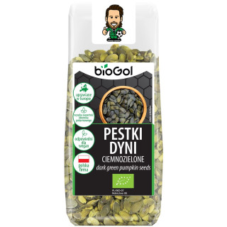 Pestki Dyni Ciemnozielone BIO 150 g - Biogol - Ekochatka