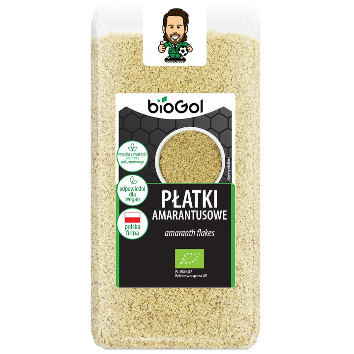 Płatki Amarantusowe BIO 300 g - Biogol - Ekochatka