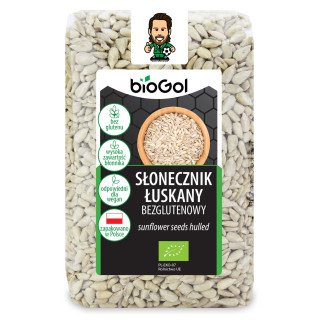 Słonecznik Łuskany Bezglutenowy BIO 350 g - Biogol - Ekochatka