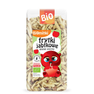 Frytki Jabłkowe Bezglutenowe BIO 50 g - Biominki - Ekochatka