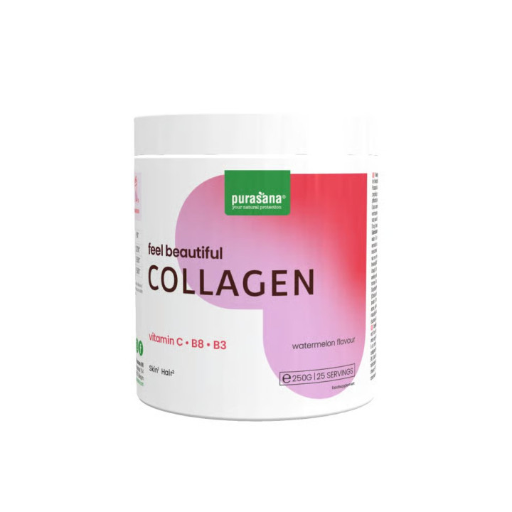 Kolagen do Picia Arbuzowy Bezglutenowy 250 g - Purasana - Ekochatka
