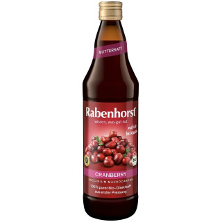 Sok z Żurawiny NFC BIO 750 ml - Rabenhorst - Ekochatka