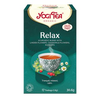 Herbatka Relax BIO 17 Torebek 30,6 g - Yogi Tea - Ekochatka
