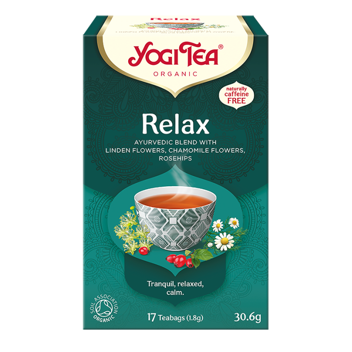 Herbatka Relax BIO 17 Torebek 30,6 g - Yogi Tea - Ekochatka