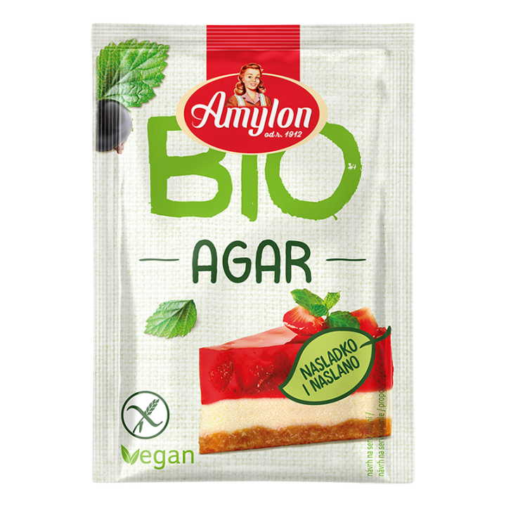 Agar Bezglutenowy BIO 10 g - Amylon - Ekochatka
