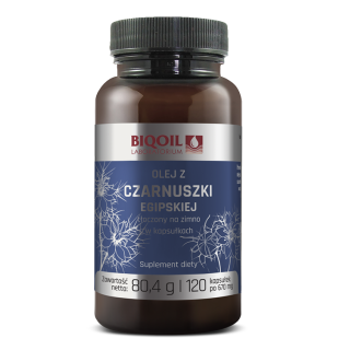 Olej z Czarnuszki w Kapsułkach 500 mg 120 szt. - Biooil - Ekochatka