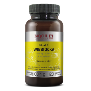 Olej z Wiesiolka 500 mg 120 Kapsulek - Biooil - Ekochatka