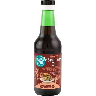 Olej Sezamowy z Prażonych Nasion Bezglutenowy BIO 250 ml - Terrasana -