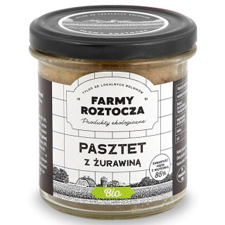 Pasztet Drobiowo-Wieprzowy z Żurawiną BIO 180 g - Farmy Roztocza - Eko