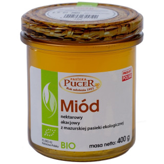 Miod Akacjowy BIO 400 g - Pasieka Pucer - Ekochatka