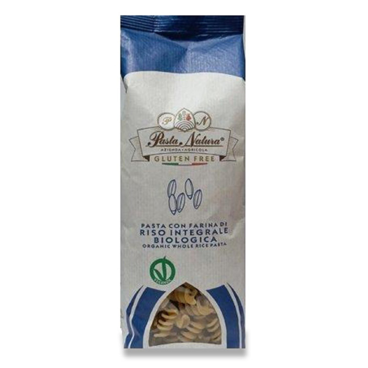 Makaron Ryżowy Razowy Świderki Bezglutenowy BIO 250 g - Pasta Natura -