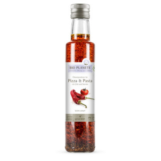 Olej do Pizzy i Makaronu z Oliwą, Pomidorami i Chili BIO 250 ml - Bio 