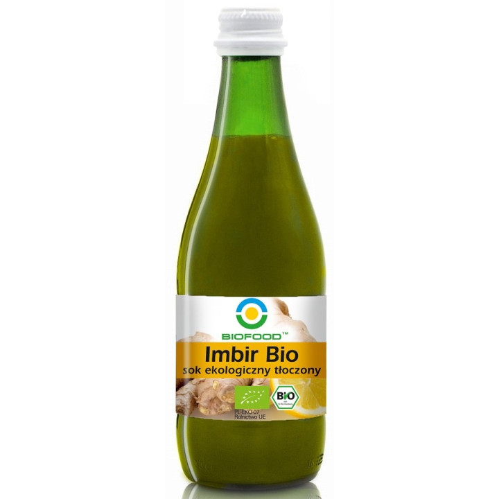 Sok z Imbiru NFC Bezglutenowy BIO 300 ml - Biofood - Ekochatka