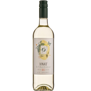 Wino Bezalkoholowe Chardonnay Biale Slodkie BIO 735 ml - Vina0 - Ekoch