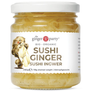 Imbir Marynowany do Sushi BIO 190 g - Ginger People - Ekochatka