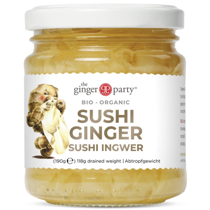 Imbir Marynowany do Sushi BIO 190 g - Ginger People - Ekochatka