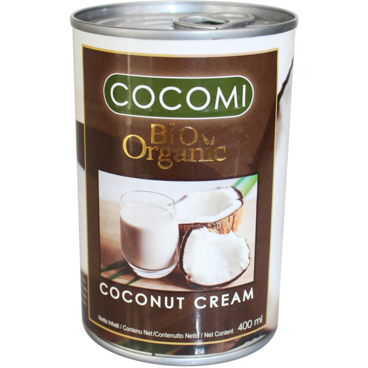 Krem Kokosowy bez Gumy Guar bez Dodatku Cukrów BIO 400ml | COCOMI - Ekochatka