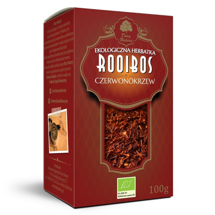Herbatka Rooibos BIO 100 g - Dary Natury - Ekochatka