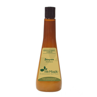 Szampon do Włosów Słabych i Łamliwych z Keratyną 300 ml - Biomagic - E