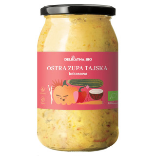 Zupa Tajska Ostra Kokosowa BIO 900 ml - Delikatna - Ekochatka
