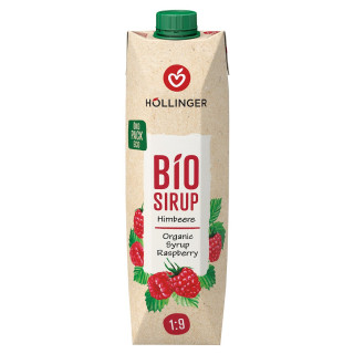Syrop Malinowy BIO 1 l - Hollinger - Ekochatka