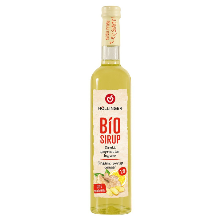 Syrop Imbirowo-Cytrynowy BIO 500 ml - Hollinger - Ekochatka