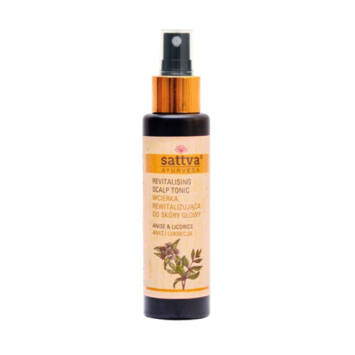 Wcierka do Skory Glowy Rewitalizujaca Anyz i Lukrecja 100 ml - Sattva 