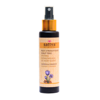 Wcierka do Skory Glowy Wzmacniajaca Szafran i Cynamon 100 ml - Sattva 