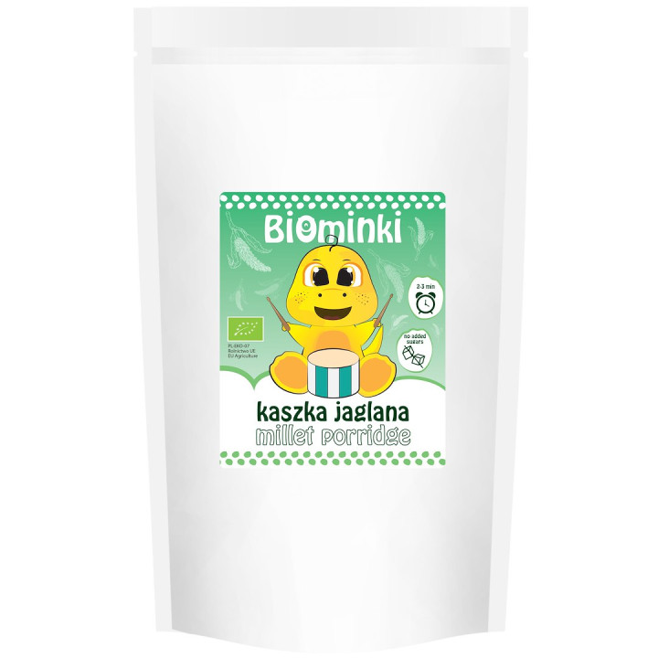 Kaszka Jaglana bez Dodatku Cukrow BIO 500 g - Biominki - Ekochatka