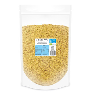 Len Zloty Siemie Lniane BIO 5 kg - Horeca Bio Planet - Ekochatka