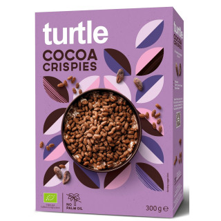 Chrupki Ryżowe Kakaowe BIO 300 g - Turtle - Ekochatka