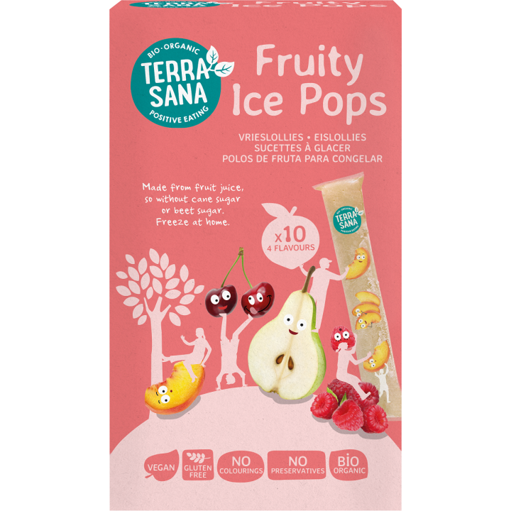 Lody Wodne Owocowe do Zamrożenia BIO 400 ml - Terrasana - Ekochatka