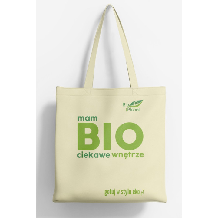 Torba Bawełniana z Dnem i Bokami 38x42 cm - Bio Planet - Ekochatka
