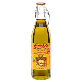 Oliwa z Oliwek Extra Virgin Niefiltrowana BIO 500 ml - Rustichello - E