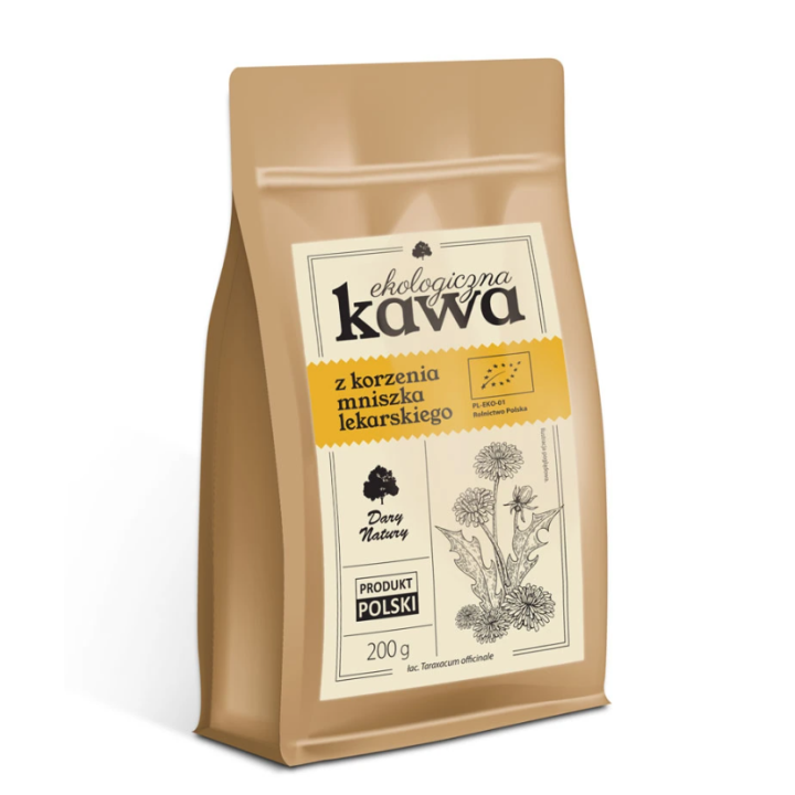 Kawa z Korzenia Mniszka Lekarskiego BIO 200 g - Dary Natury - Ekochatk