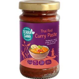 Pasta Tajska Czerwone Curry Bezglutenowa BIO 120 g - Terrasana - Ekoch