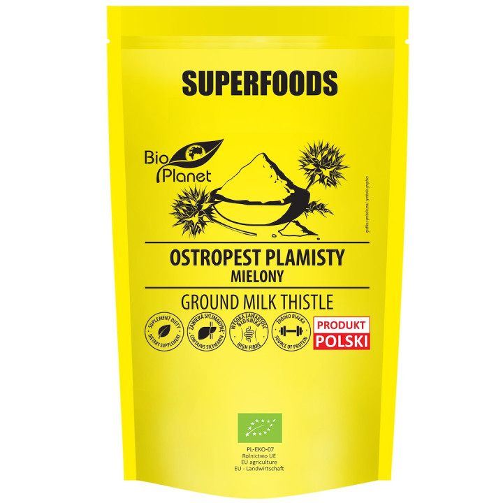 Ostropest Plamisty Mielony BIO 200 g - Bio Planet - Ekochatka