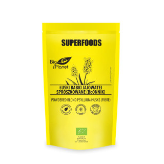 Łuski Babki Jajowatej Sproszkowane BIO 150 g - Bio Planet Superfoods -