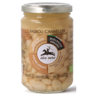 Fasola Cannellini w Zalewie BIO 300 g - Alce Nero - Ekochatka