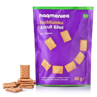 Herbatniki Mini Maslane z Samopszy BIO 80 g - Harmonica - Ekochatka