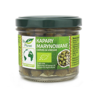 Kapary Marynowane BIO 100 g - Bio Planet - Ekochatka