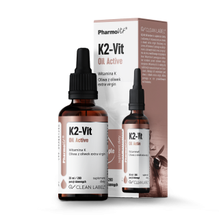 Witamina K2 75 µg Krople Bezglutenowe 30 ml - Pharmovit - Ekochatka