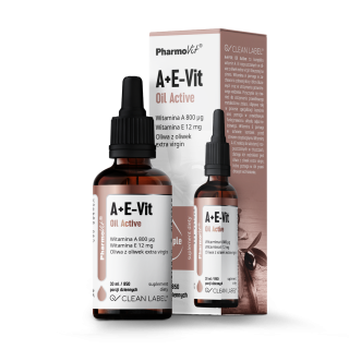 Witamina A + E Krople Bezglutenowe 30 ml - Pharmovit - Ekochatka