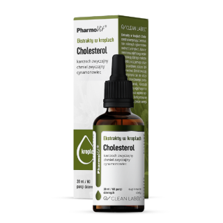 Ekstrakty w Kroplach na Cholesterol Bezglutenowe 30 ml - Pharmovit - E