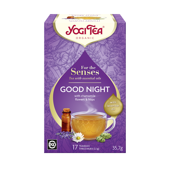 Herbatka na Dobranoc z Olejkiem Lawendowym BIO 35,7 g - Yogi Tea - Eko