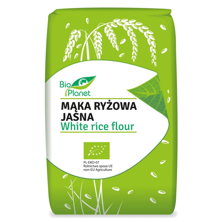 Mąka Ryżowa Jasna BIO 500 g - Bio Planet - Ekochatka
