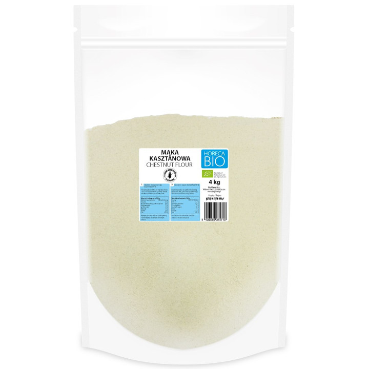Mąka Kasztanowa Bezglutenowa BIO 4 kg - Bio Planet Horeca - Ekochatka